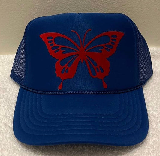 Butterfly trucker hat